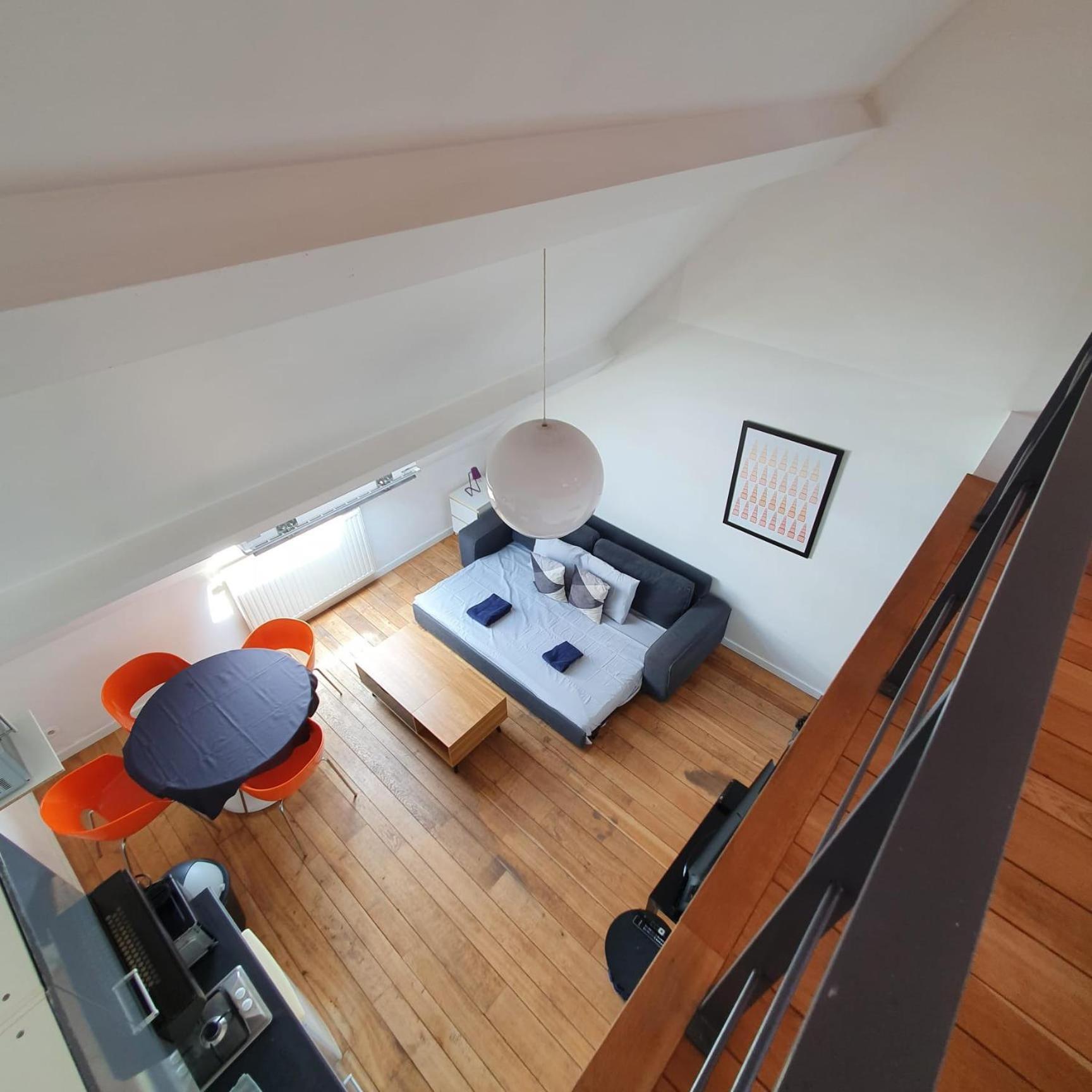 Penthouse Duplex Cosy 2 Chambres Au Coeur De Bruxelles Dış mekan fotoğraf